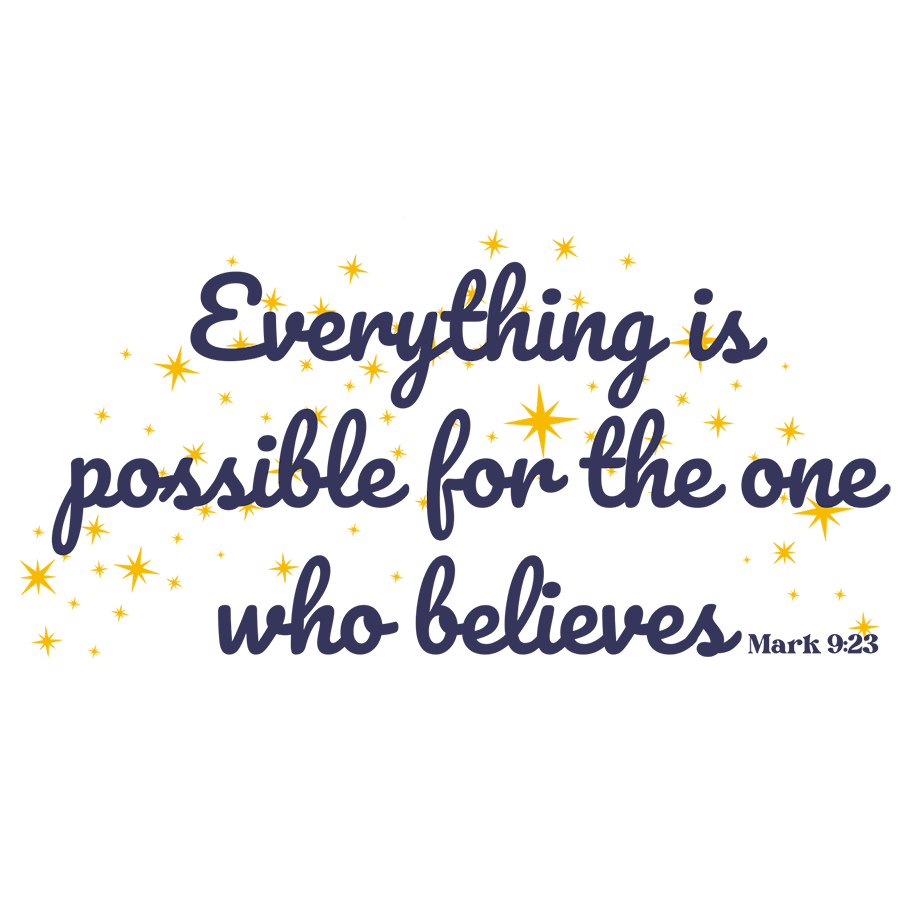 Mirror Cling | Window Cling - "Everything is possible"