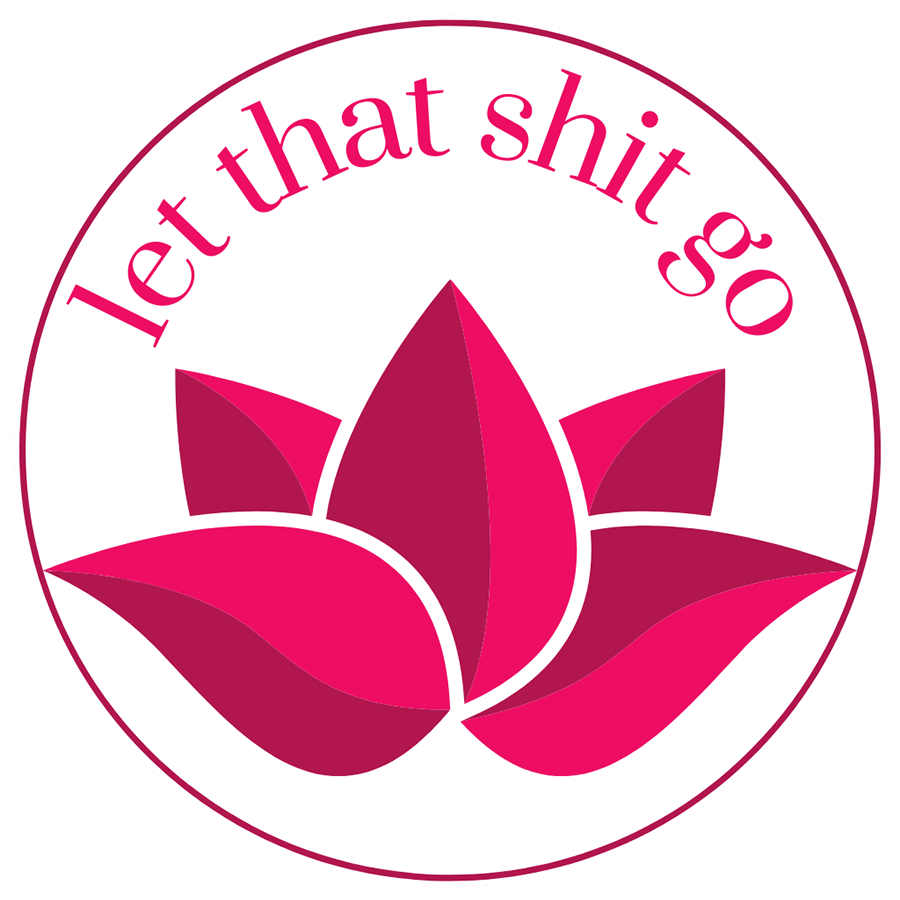 Mirror Cling | Window Cling - "let that shit go"