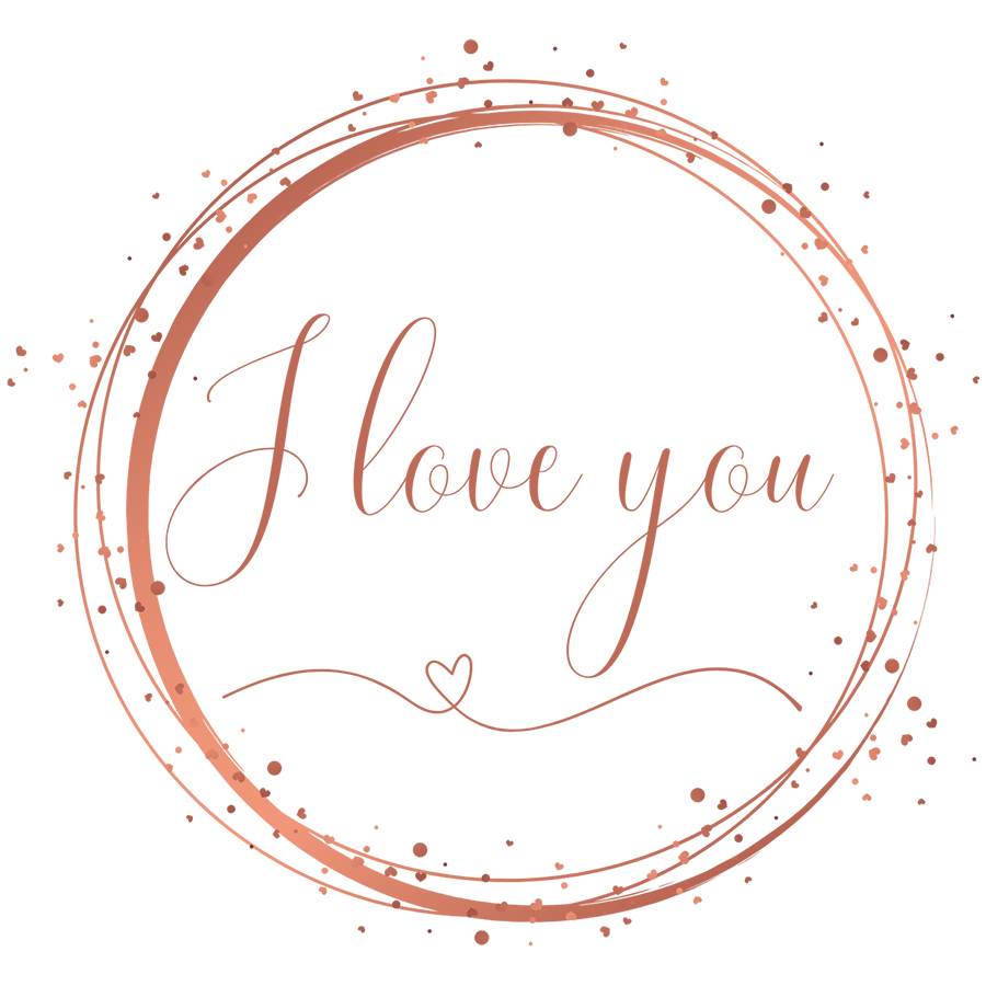 Mirror Cling | Window Cling - "I love you"