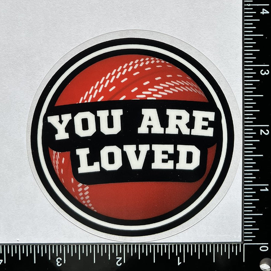 Mirror Cling | Window Cling - "YOU ARE LOVED (cricket)"